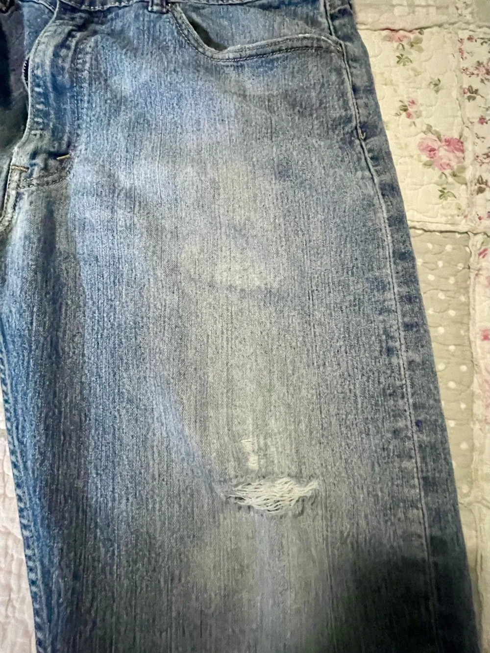 Levi's 505 Regular Fit Jeans Straight Leg Medium Wash Denim 34x28